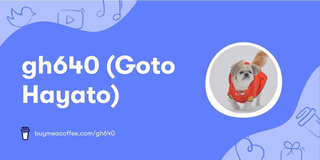 gh640 (Goto Hayato) | Buy Me a Coffee